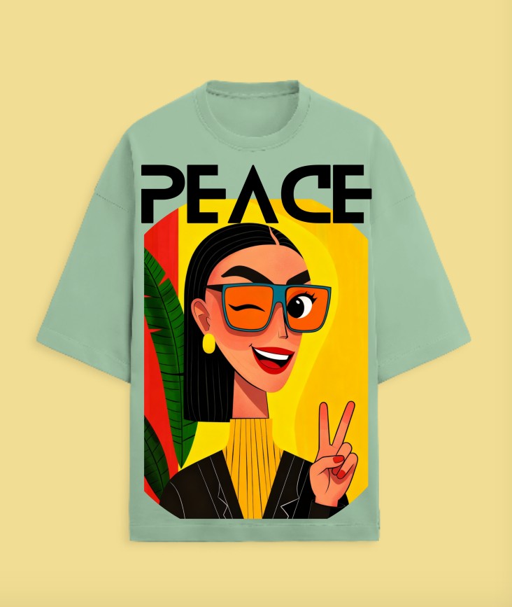 THE "PEACE OUT" STATEMENT TEE - Image 6