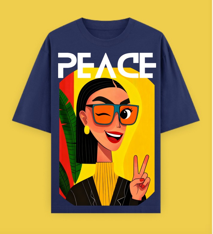 THE "PEACE OUT" STATEMENT TEE - Image 5