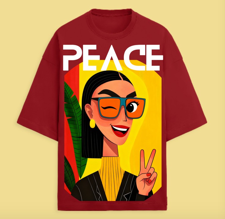 THE "PEACE OUT" STATEMENT TEE - Image 3