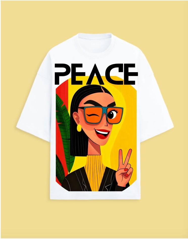 THE "PEACE OUT" STATEMENT TEE - Image 2